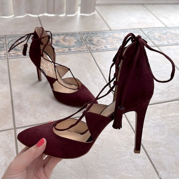 Jessica Simpson lace up heel - Picture 4 of 5